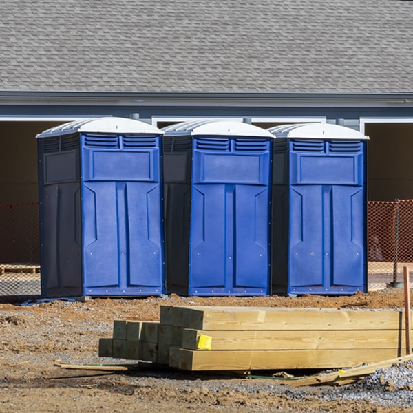 are there different sizes of portable toilets available for rent in Bristolville Ohio